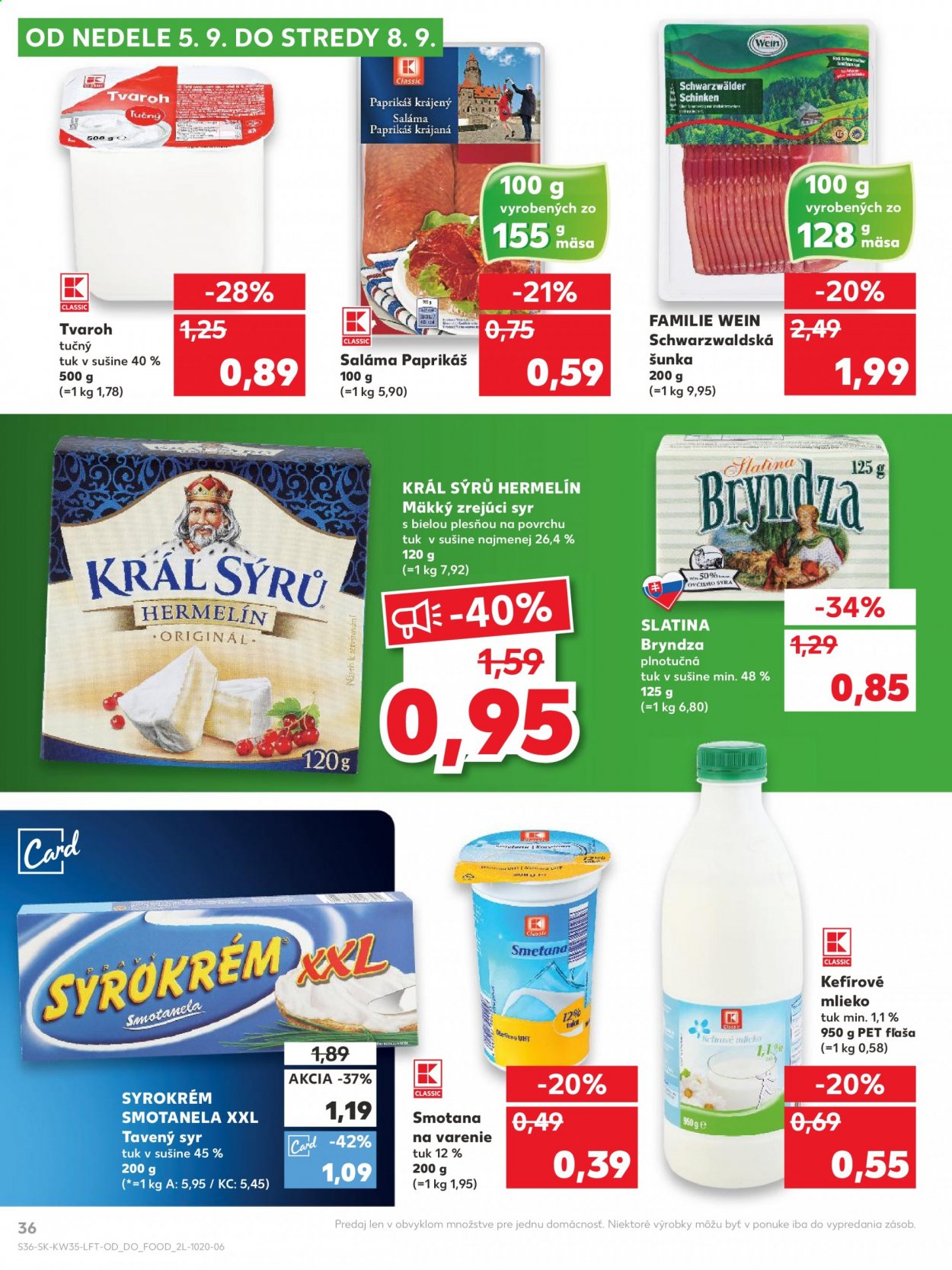Leták Kaufland - 2.9.2021 - 8.9.2021. Strana 36