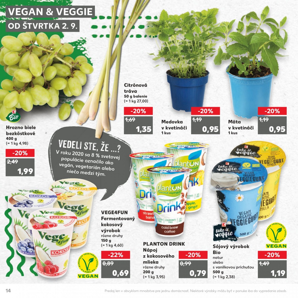 Leták Kaufland - 2.9.2021 - 30.9.2021. Strana 14