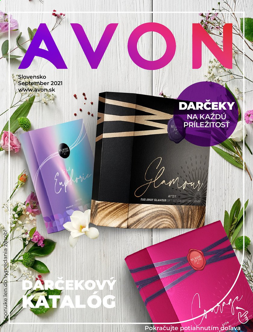 thumbnail - Leták Avon - 1.9.2021 - 30.9.2021 - Produkty v akcii - Avon, Glamour. Strana 1.