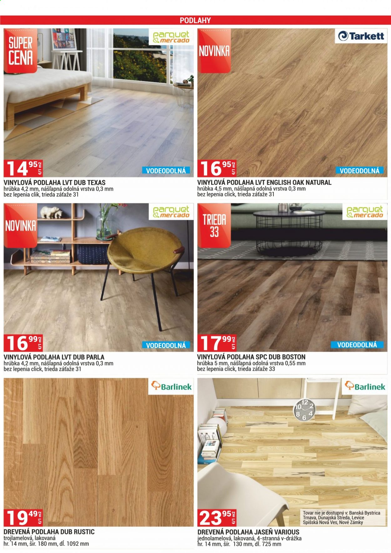 thumbnail - Leták Merkury Market - 2.9.2021 - 30.9.2021 - Produkty v akcii - drevená podlaha, podlaha, vinylová podlaha. Strana 42.