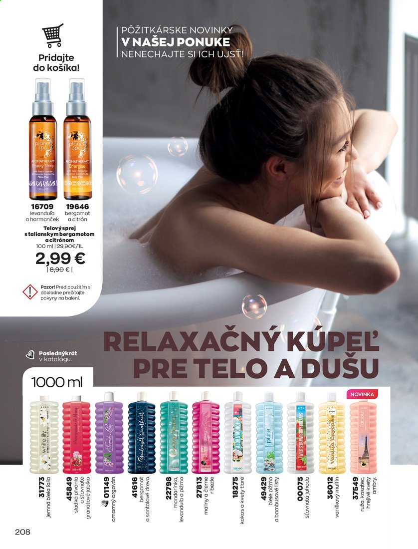 Leták Avon - 1.9.2021 - 30.9.2021. Strana 216