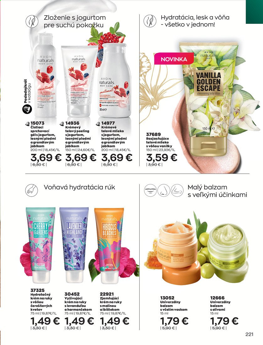 Leták Avon - 1.9.2021 - 30.9.2021. Strana 229