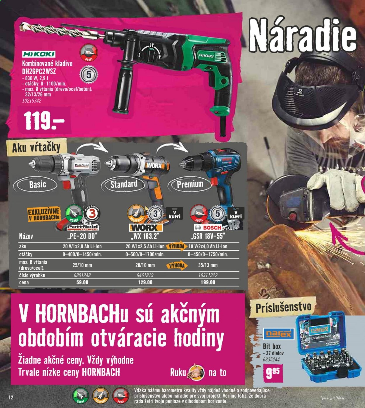 Leták Hornbach - 1.9.2021 - 29.9.2021. Strana 12