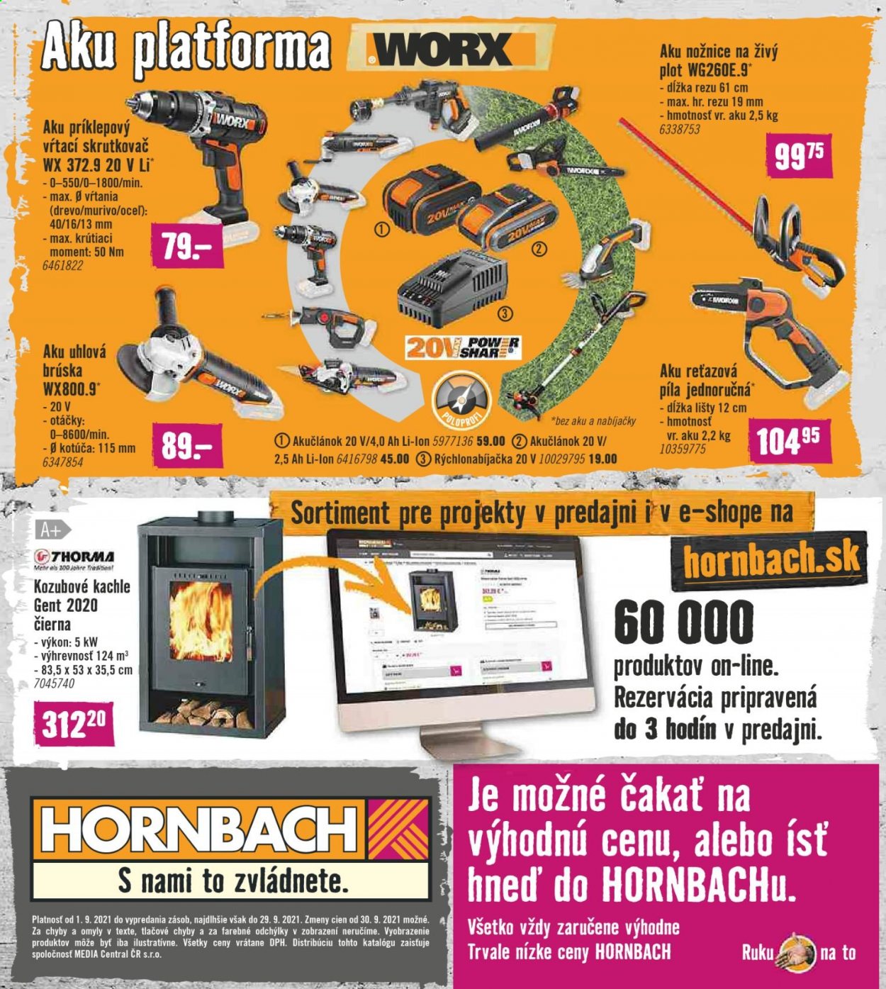 Leták Hornbach - 1.9.2021 - 29.9.2021. Strana 32