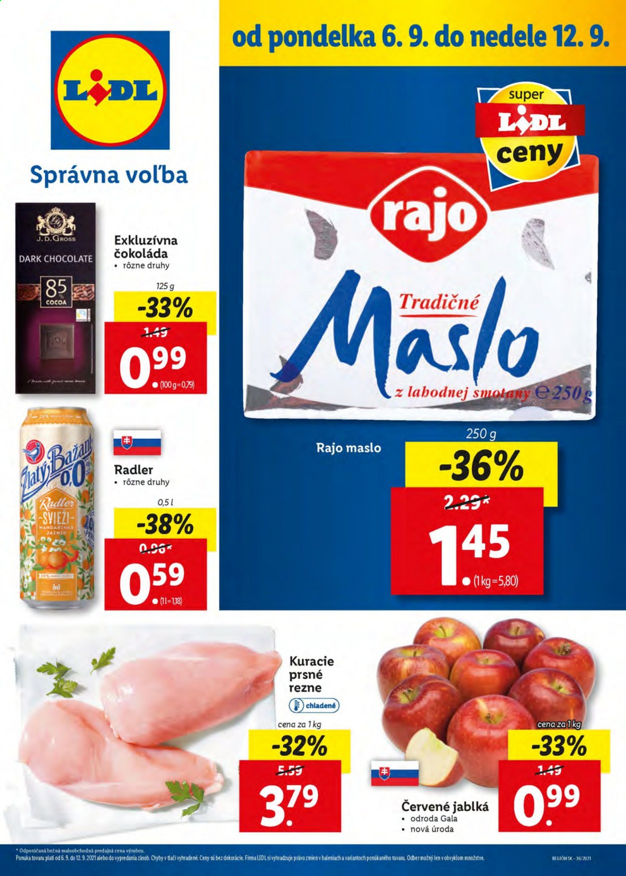 Leták Lidl - 6.9.2021 - 12.9.2021. Strana 1