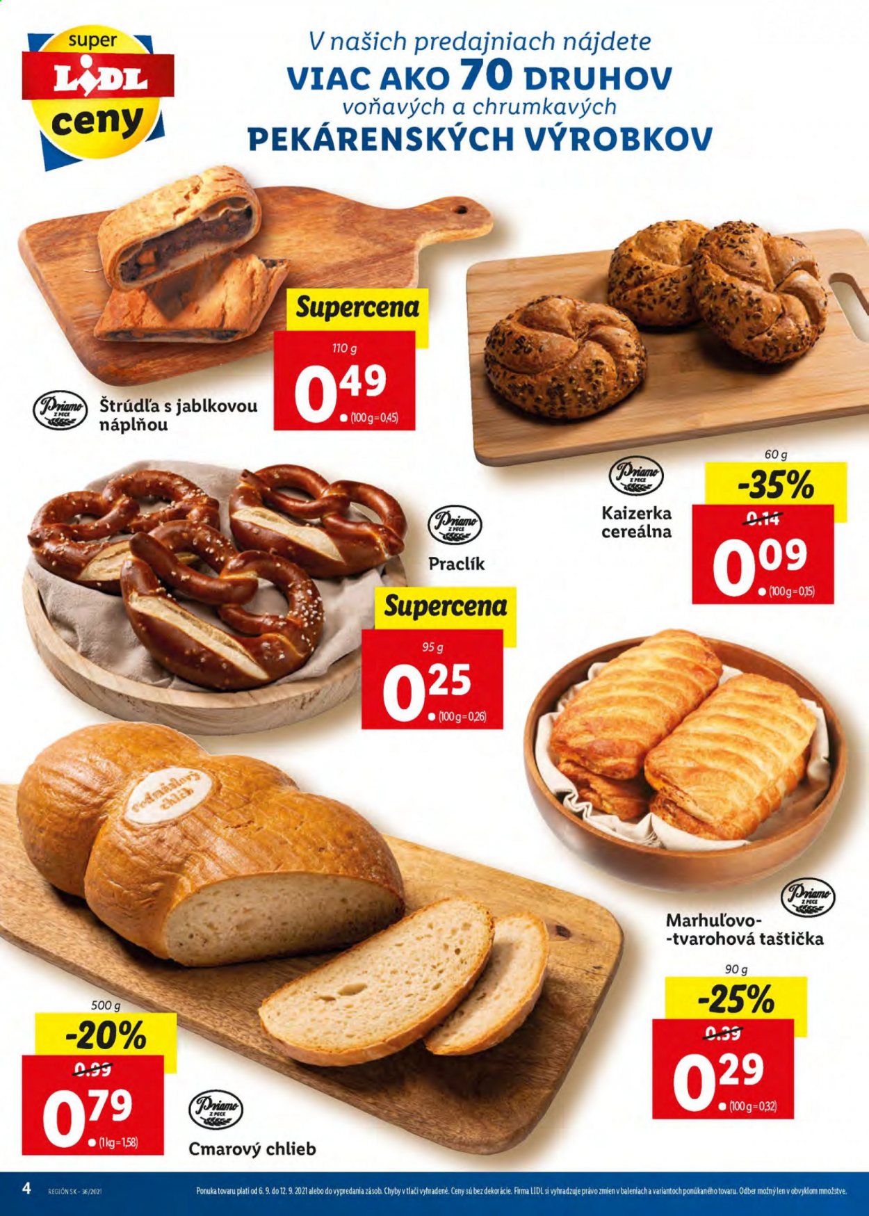 Leták Lidl - 6.9.2021 - 12.9.2021. Strana 4