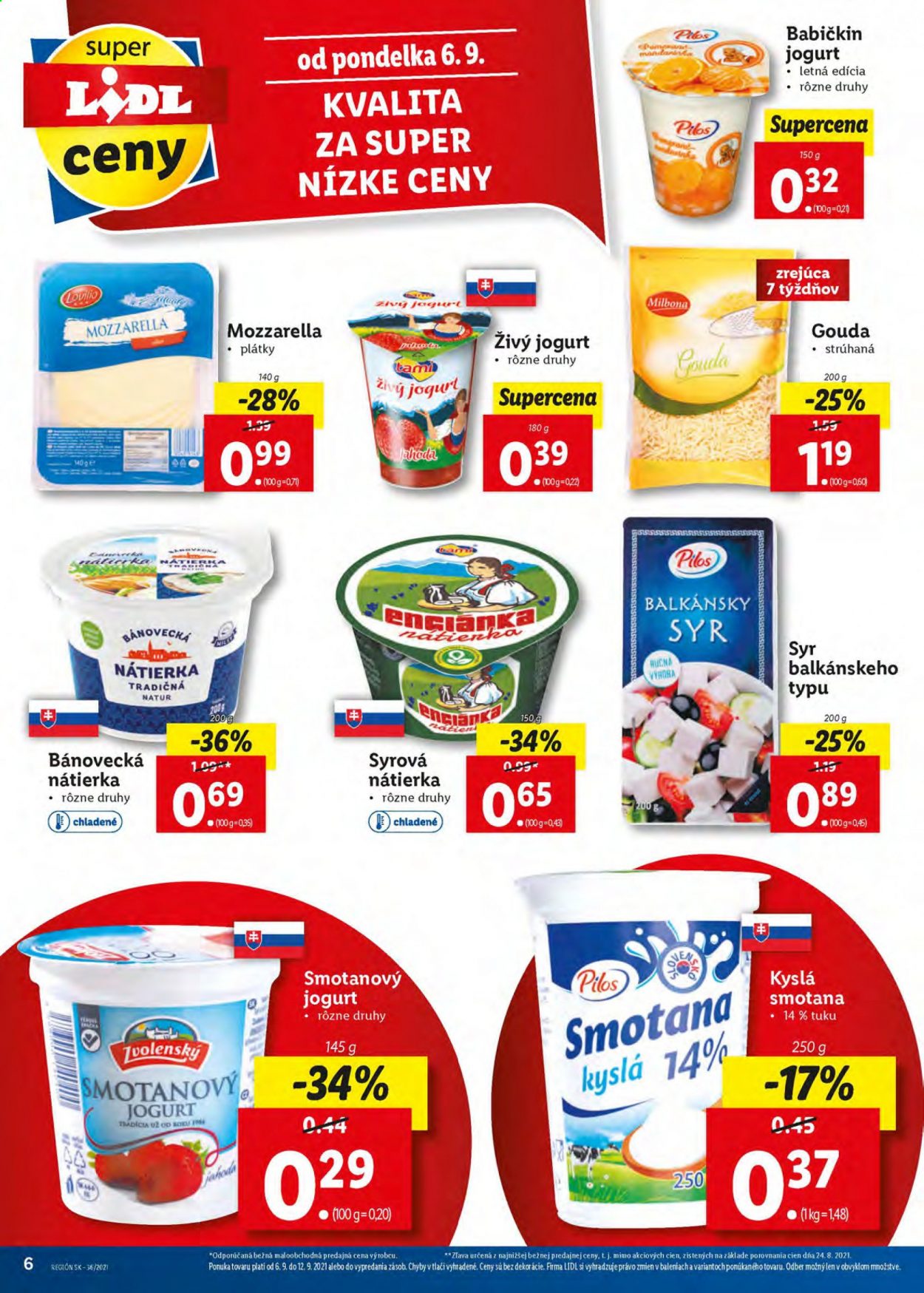 Leták Lidl - 6.9.2021 - 12.9.2021. Strana 6