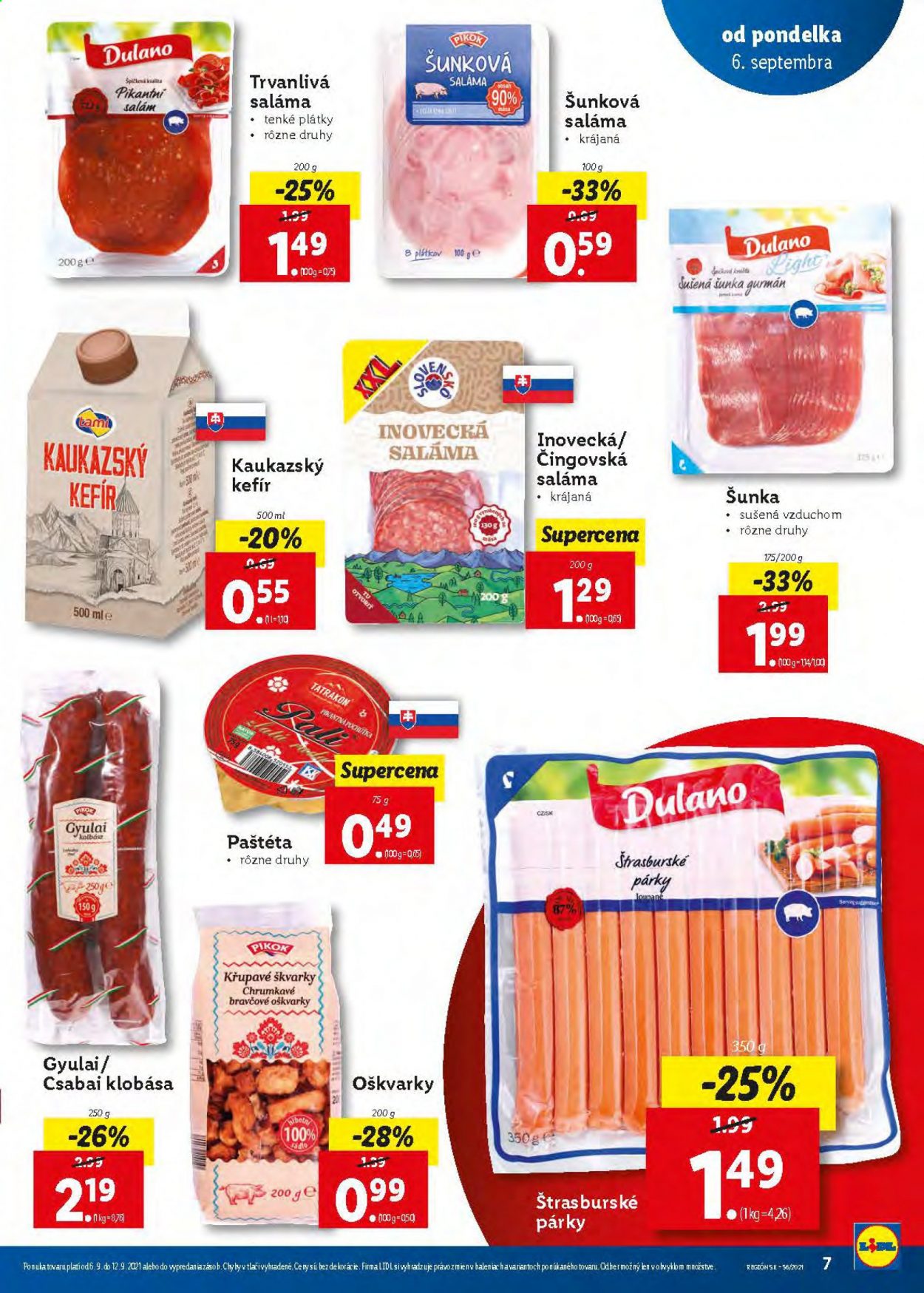 Leták Lidl - 6.9.2021 - 12.9.2021. Strana 7
