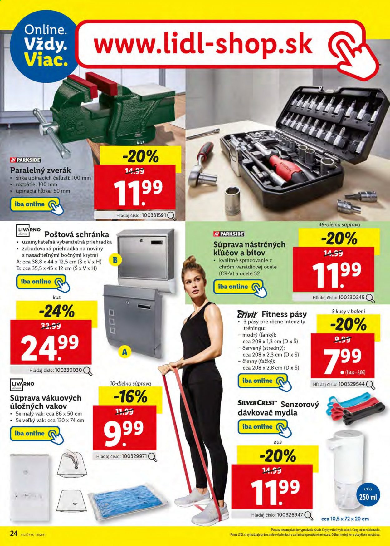 Leták Lidl - 6.9.2021 - 12.9.2021. Strana 24