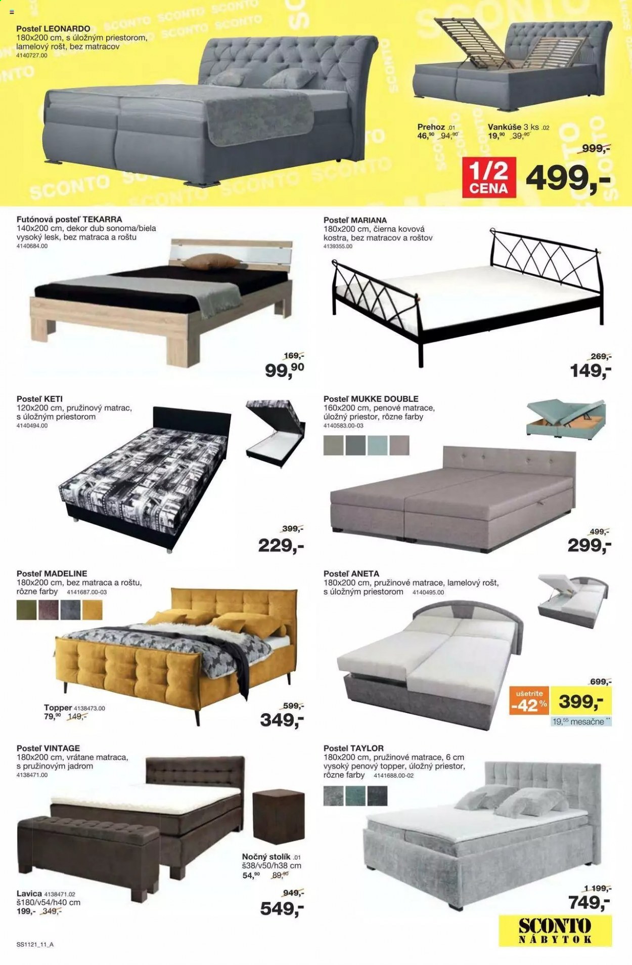 Leták Sconto nábytok - 3.9.2021 - 23.9.2021. Strana 11