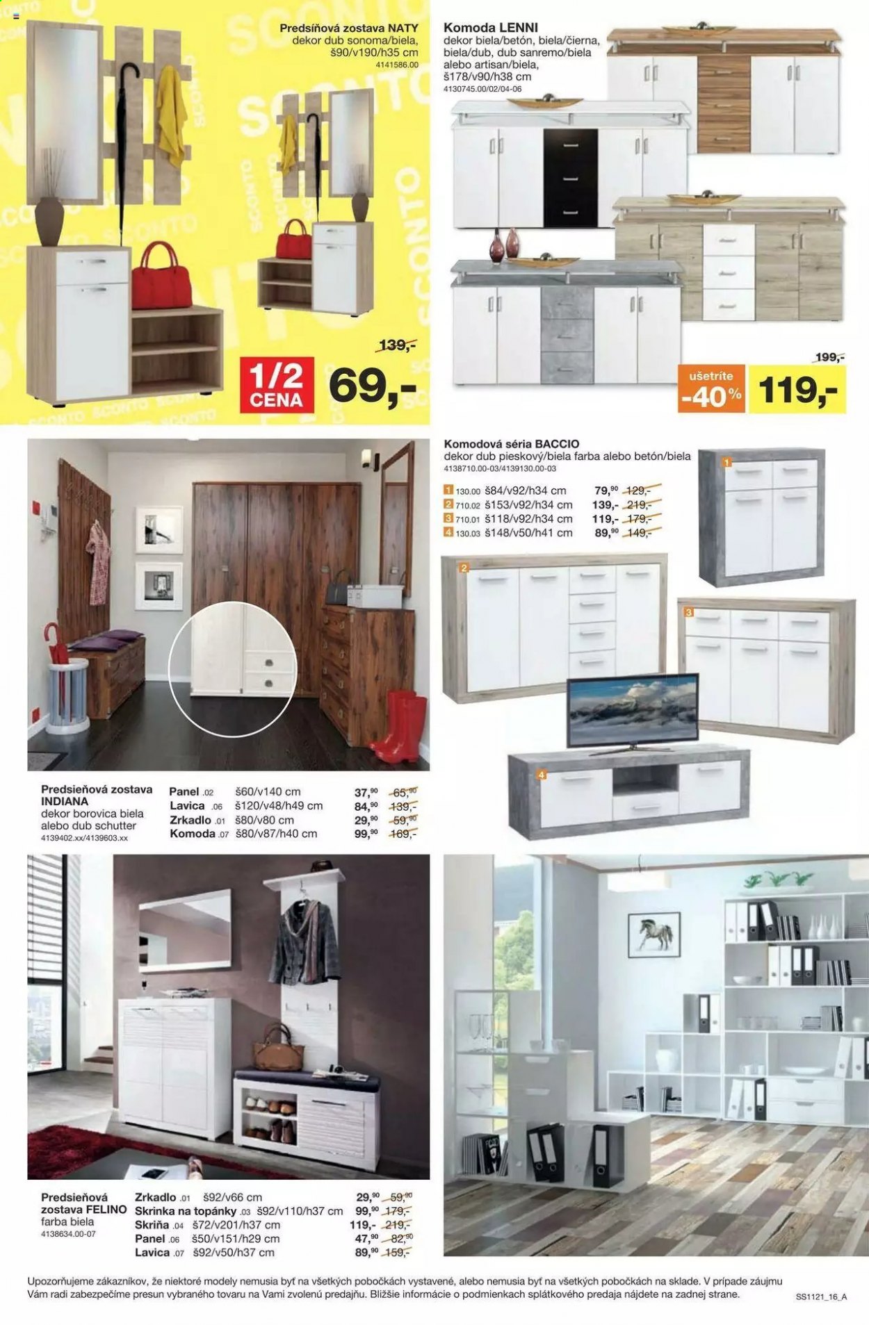 Leták Sconto nábytok - 3.9.2021 - 23.9.2021. Strana 16