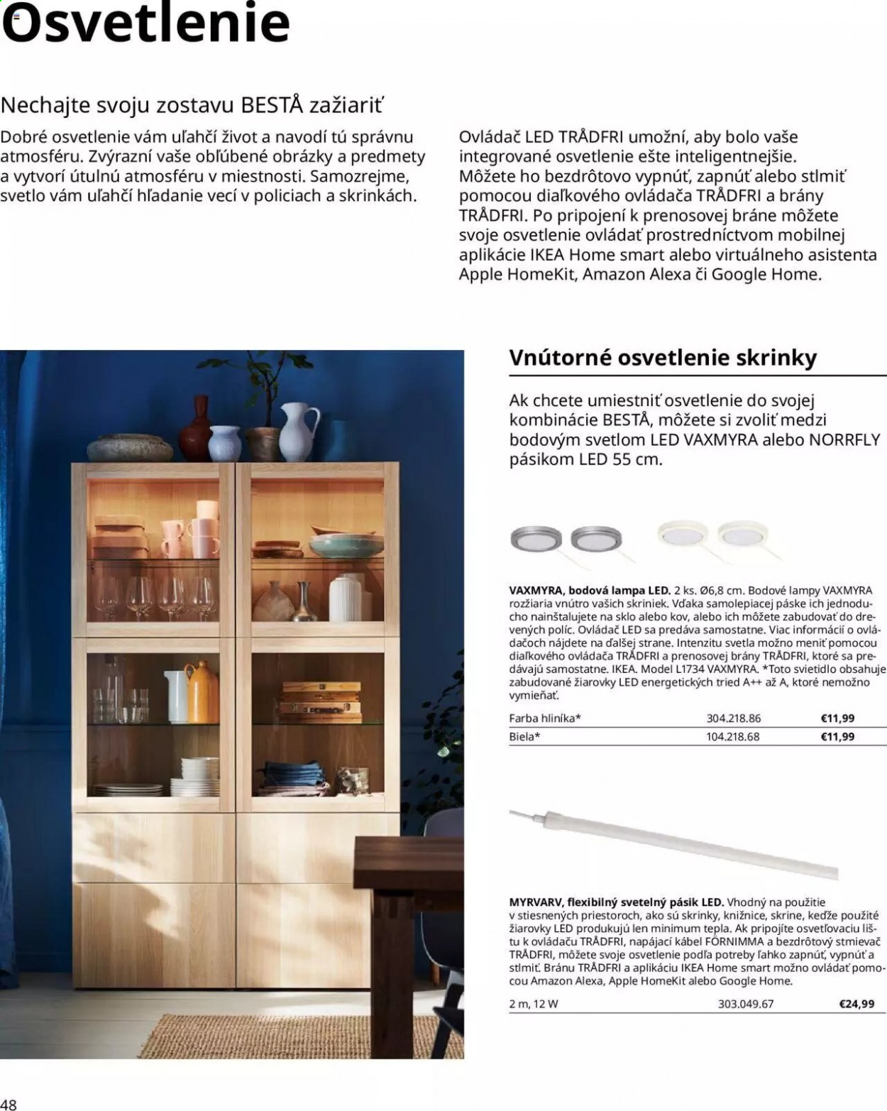 thumbnail - Leták IKEA - 3.9.2021 - 30.9.2021 - Produkty v akcii - Apple, Bestå, knižnica, lampa, svietidlo, napájací kábel. Strana 48.