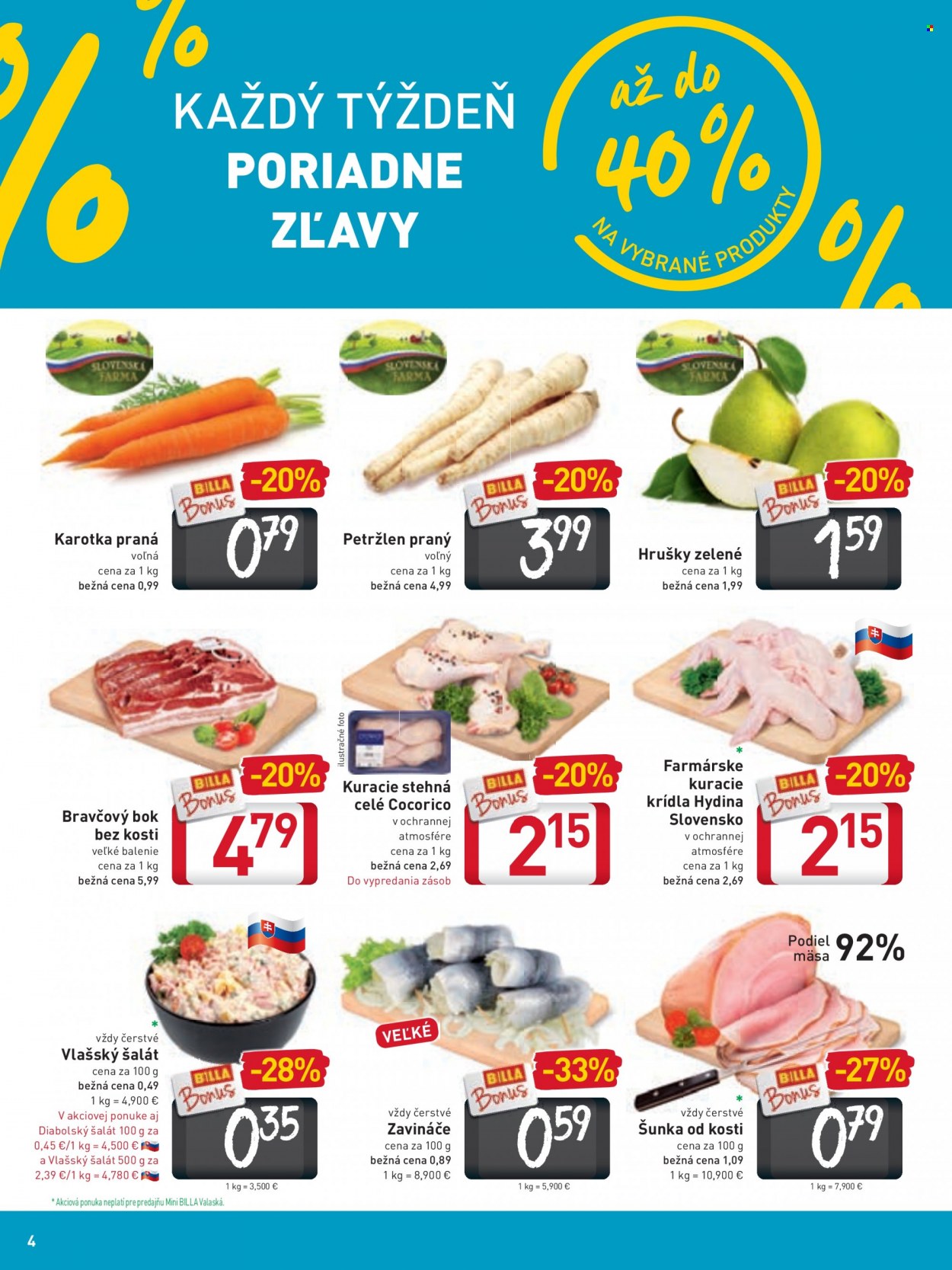 Leták Billa - 8.9.2021 - 14.9.2021. Strana 4