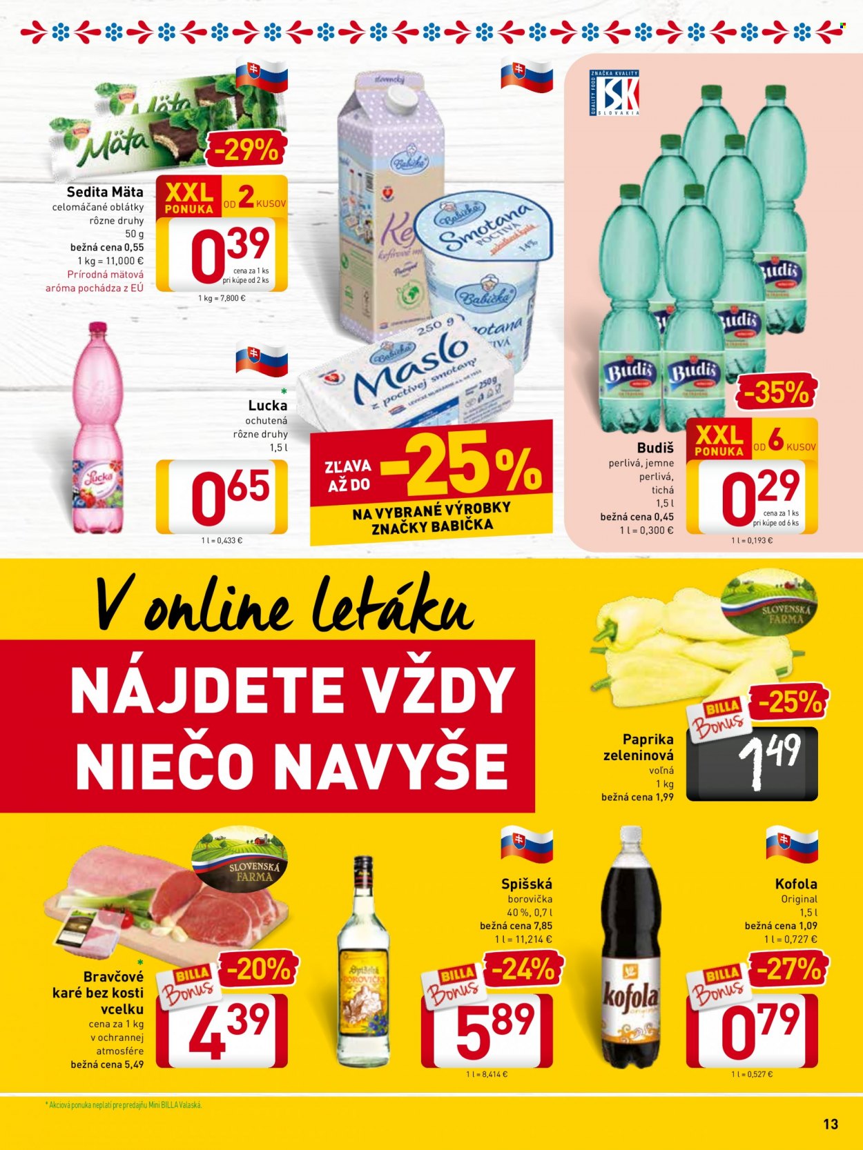 Leták Billa - 8.9.2021 - 14.9.2021. Strana 13