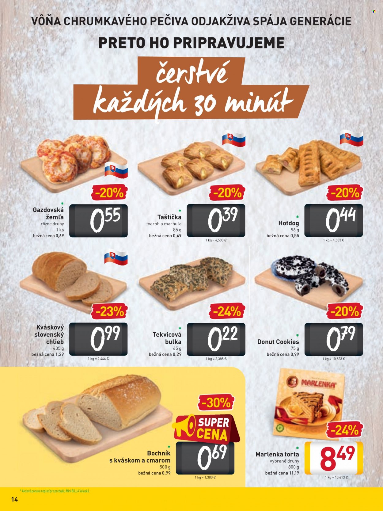 Leták Billa - 8.9.2021 - 14.9.2021. Strana 14
