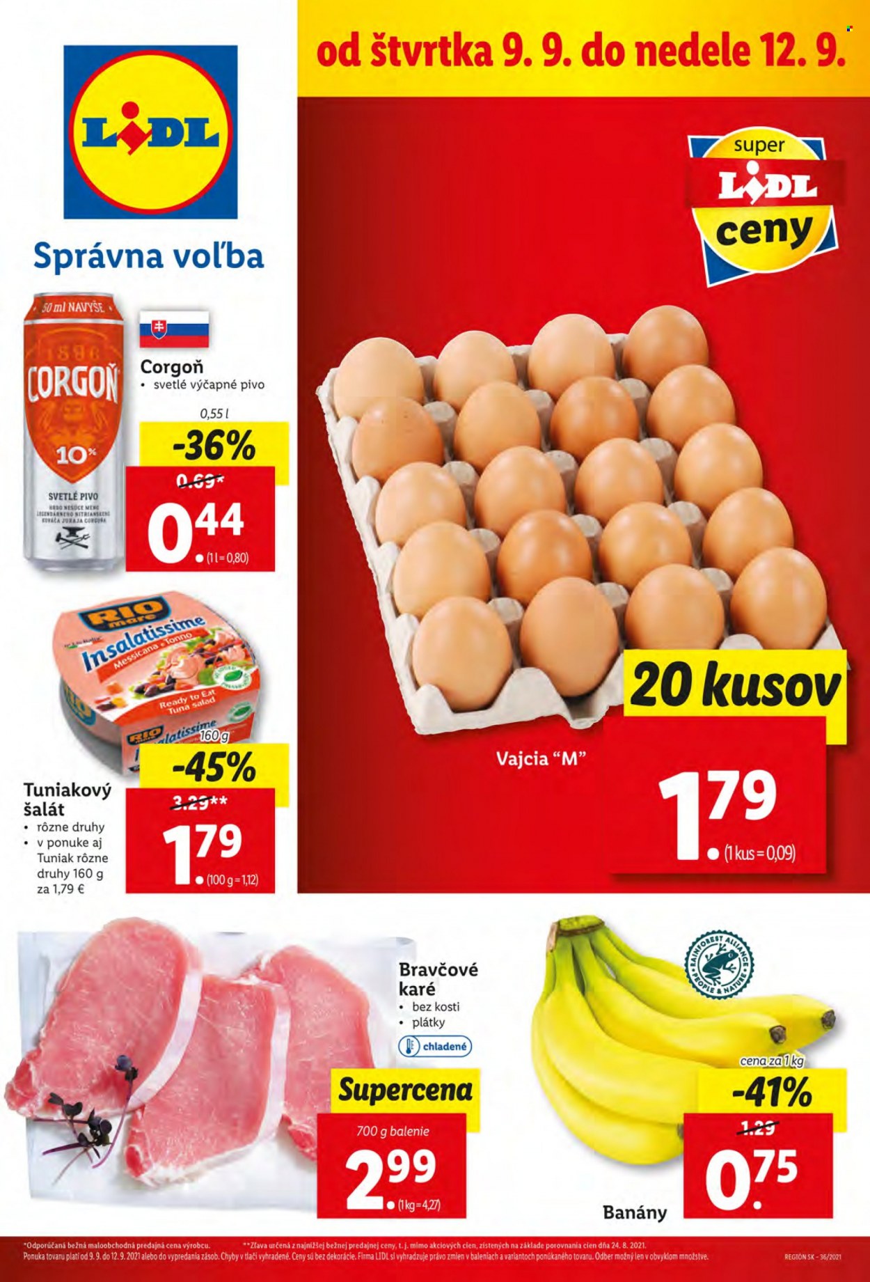 Leták Lidl - 9.9.2021 - 12.9.2021. Strana 1