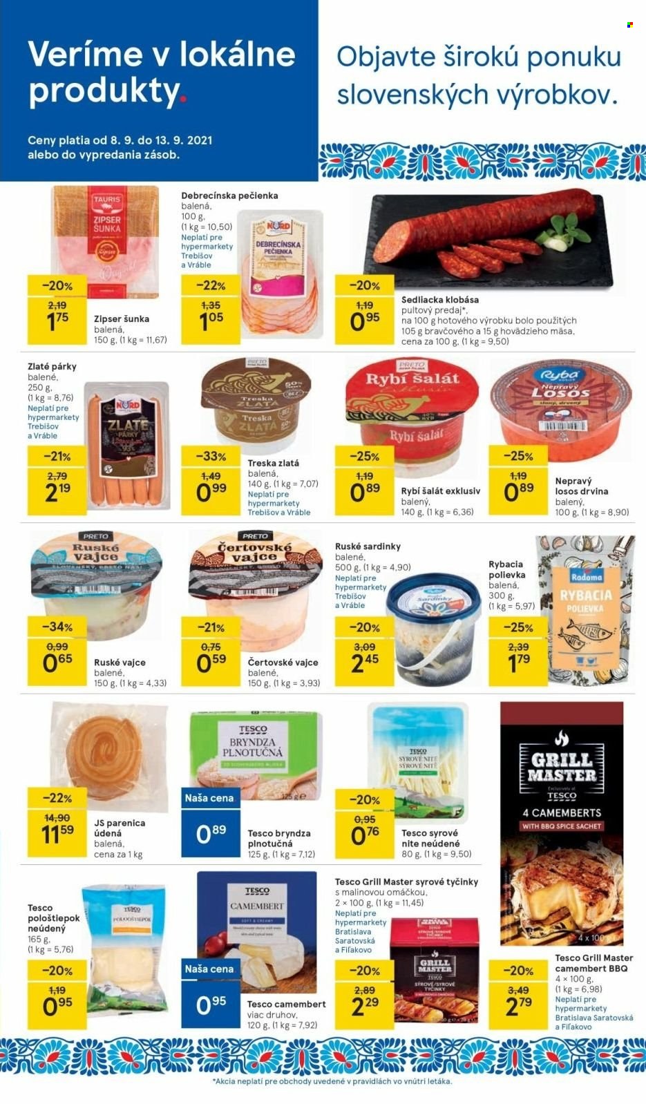 Leták TESCO - 8.9.2021 - 13.9.2021. Strana 7