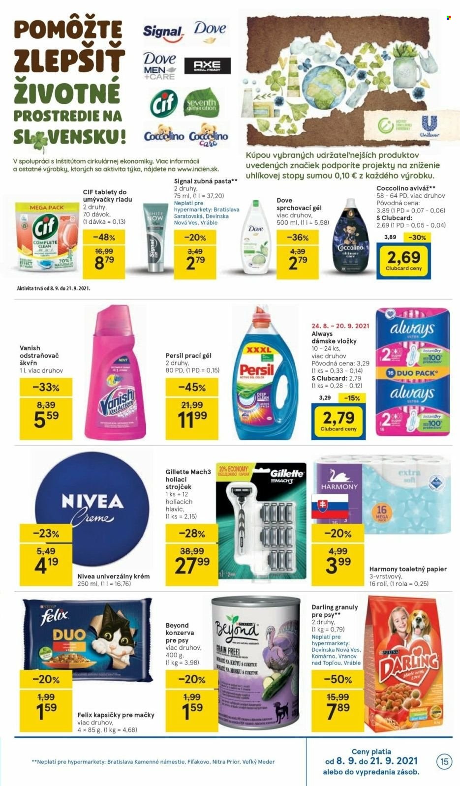 Leták TESCO - 8.9.2021 - 13.9.2021. Strana 15