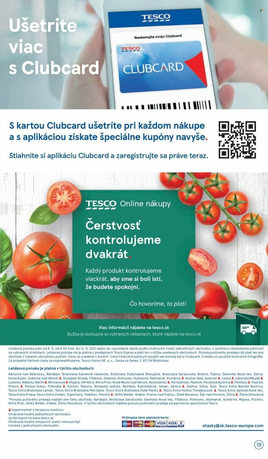 Leták TESCO - 8.9.2021 - 13.9.2021. Strana 19