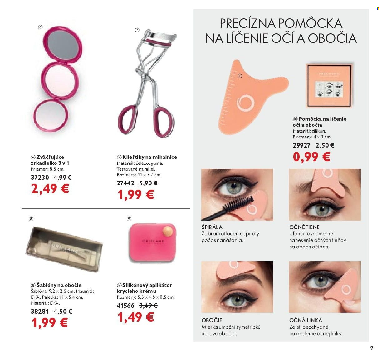 Leták Oriflame - 7.9.2021 - 27.9.2021. Strana 9