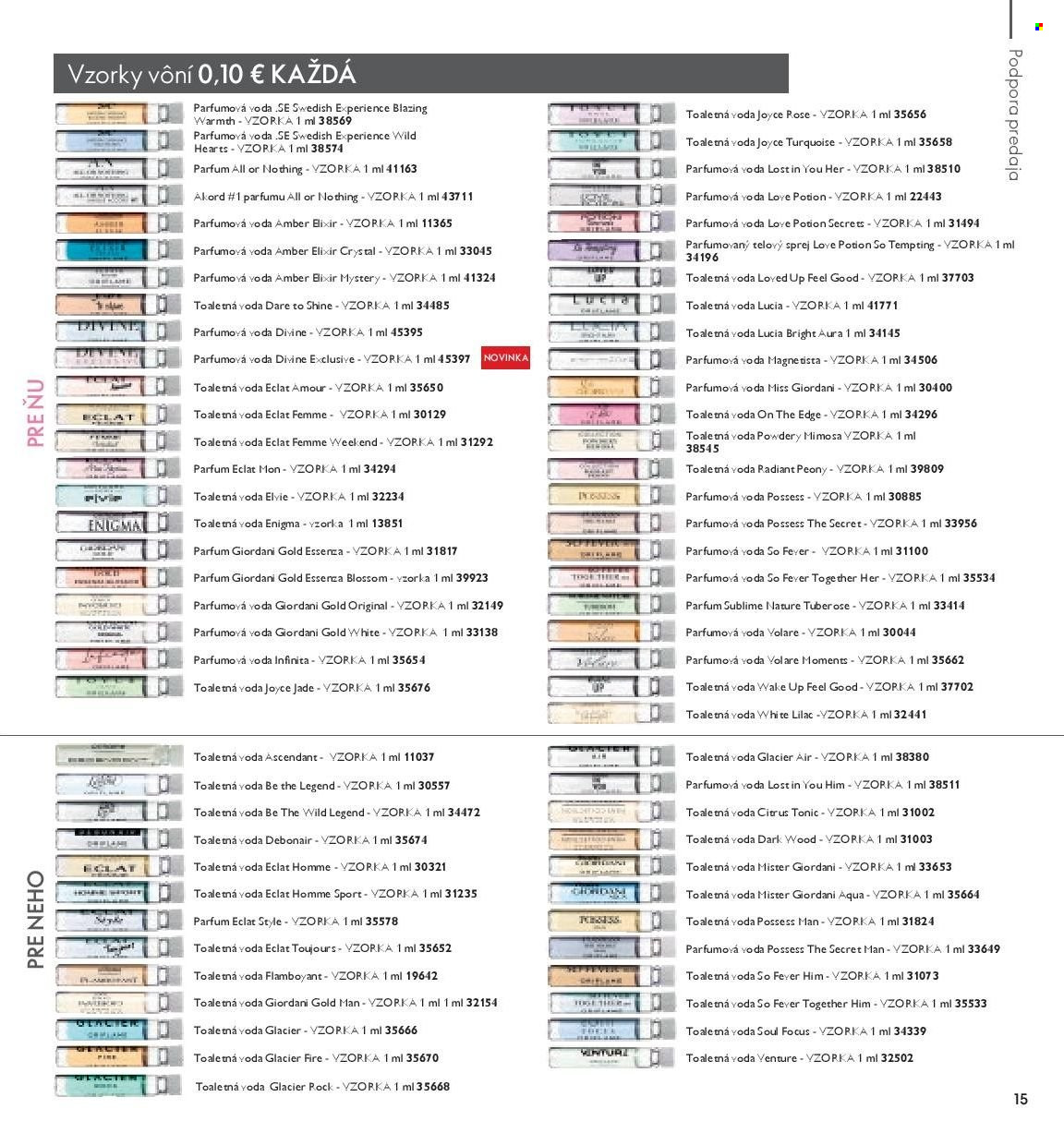 Leták Oriflame - 7.9.2021 - 27.9.2021. Strana 15