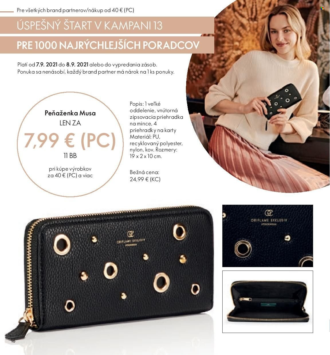Leták Oriflame - 7.9.2021 - 27.9.2021. Strana 16