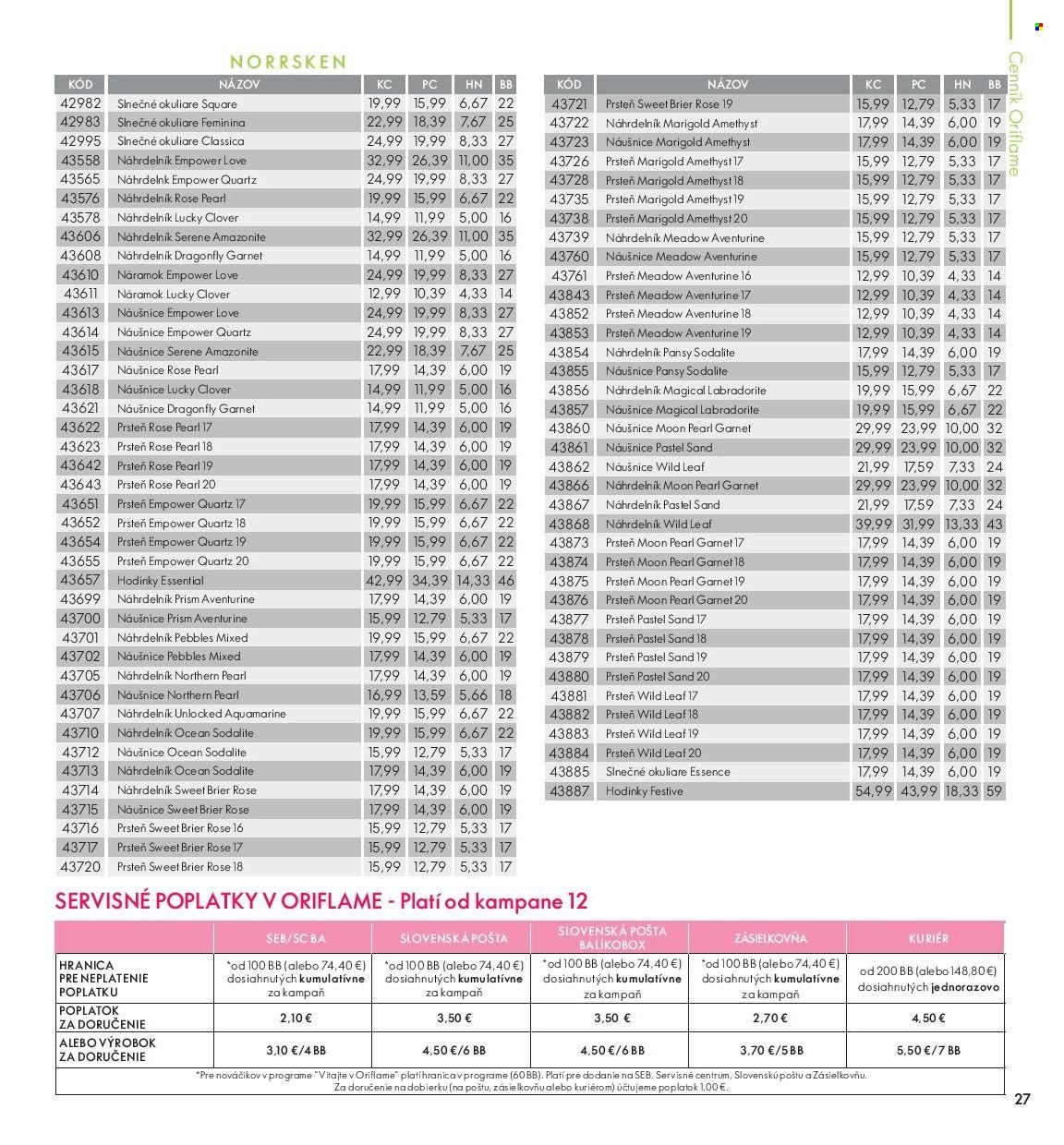 Leták Oriflame - 7.9.2021 - 27.9.2021. Strana 27