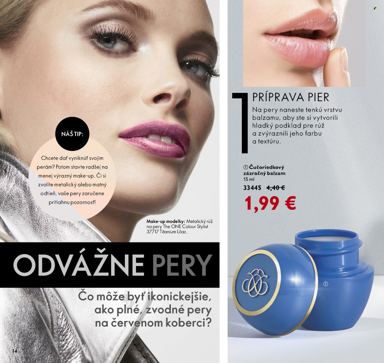 Leták Oriflame - 7.9.2021 - 27.9.2021. Strana 14