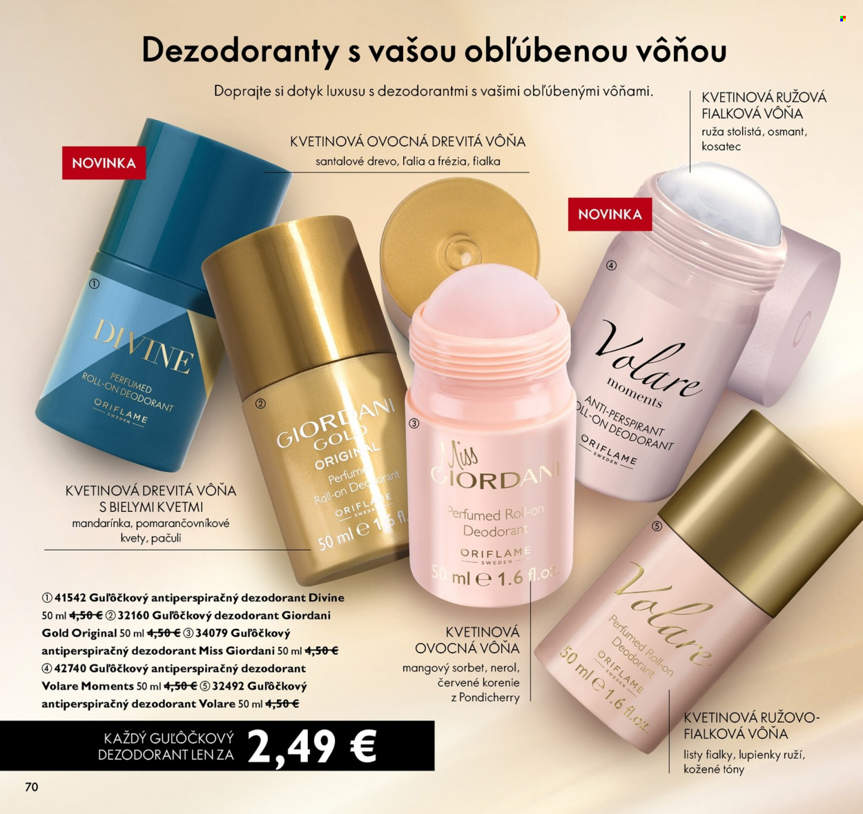 Leták Oriflame - 7.9.2021 - 27.9.2021. Strana 70
