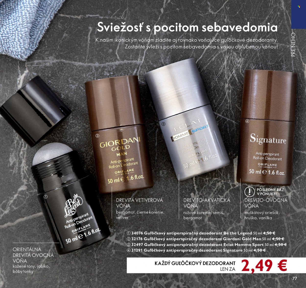 Leták Oriflame - 7.9.2021 - 27.9.2021. Strana 77