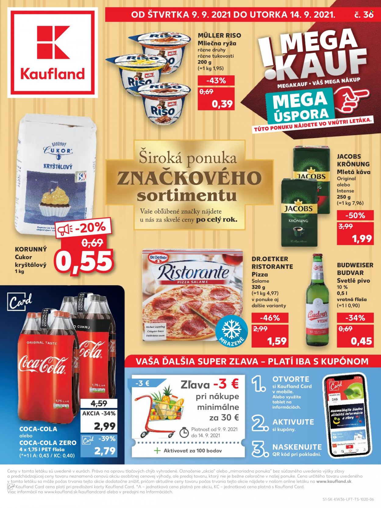Leták Kaufland - 9.9.2021 - 14.9.2021. Strana 1