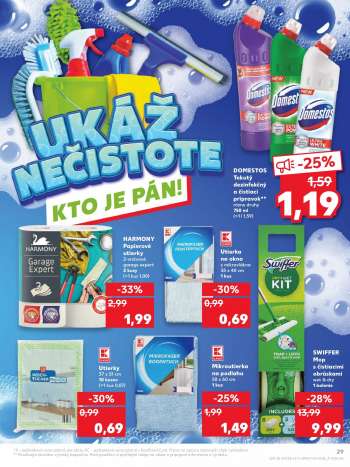 thumbnail - DOMESTOS Tekutý dezinfekčný a čistiaci prípravok**