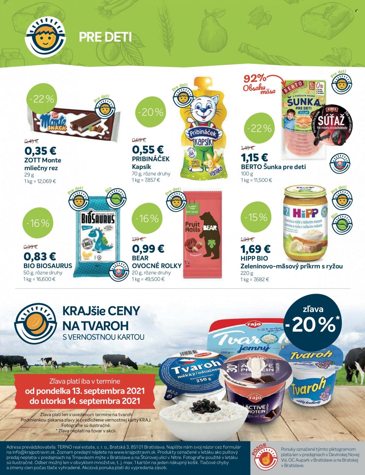 Leták Kraj - 9.9.2021 - 15.9.2021. Strana 8
