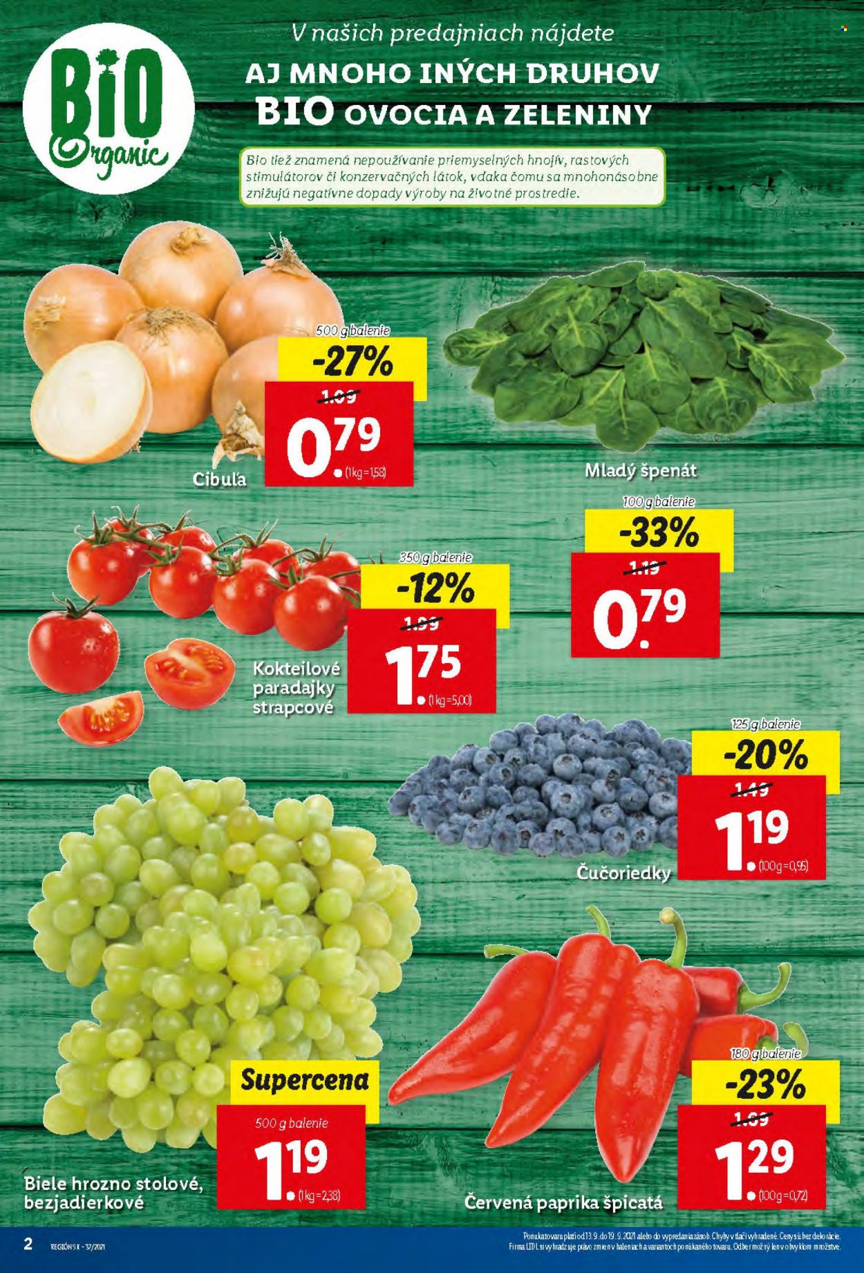 Leták Lidl - 13.9.2021 - 19.9.2021. Strana 2