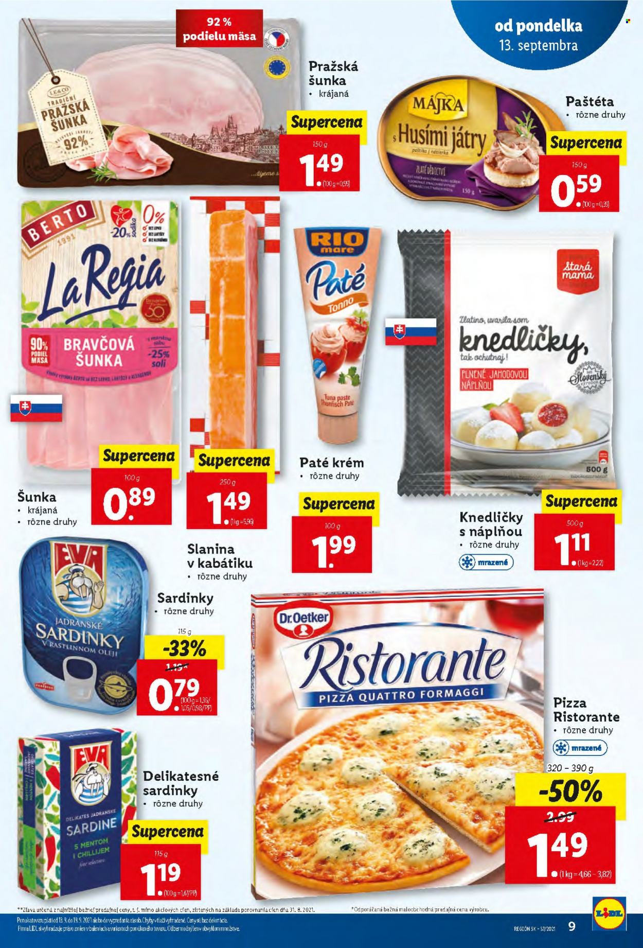 Leták Lidl - 13.9.2021 - 19.9.2021. Strana 9