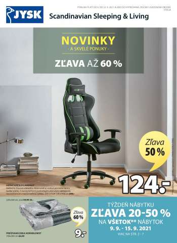 Leták JYSK - 9.9.2021 - 22.9.2021.