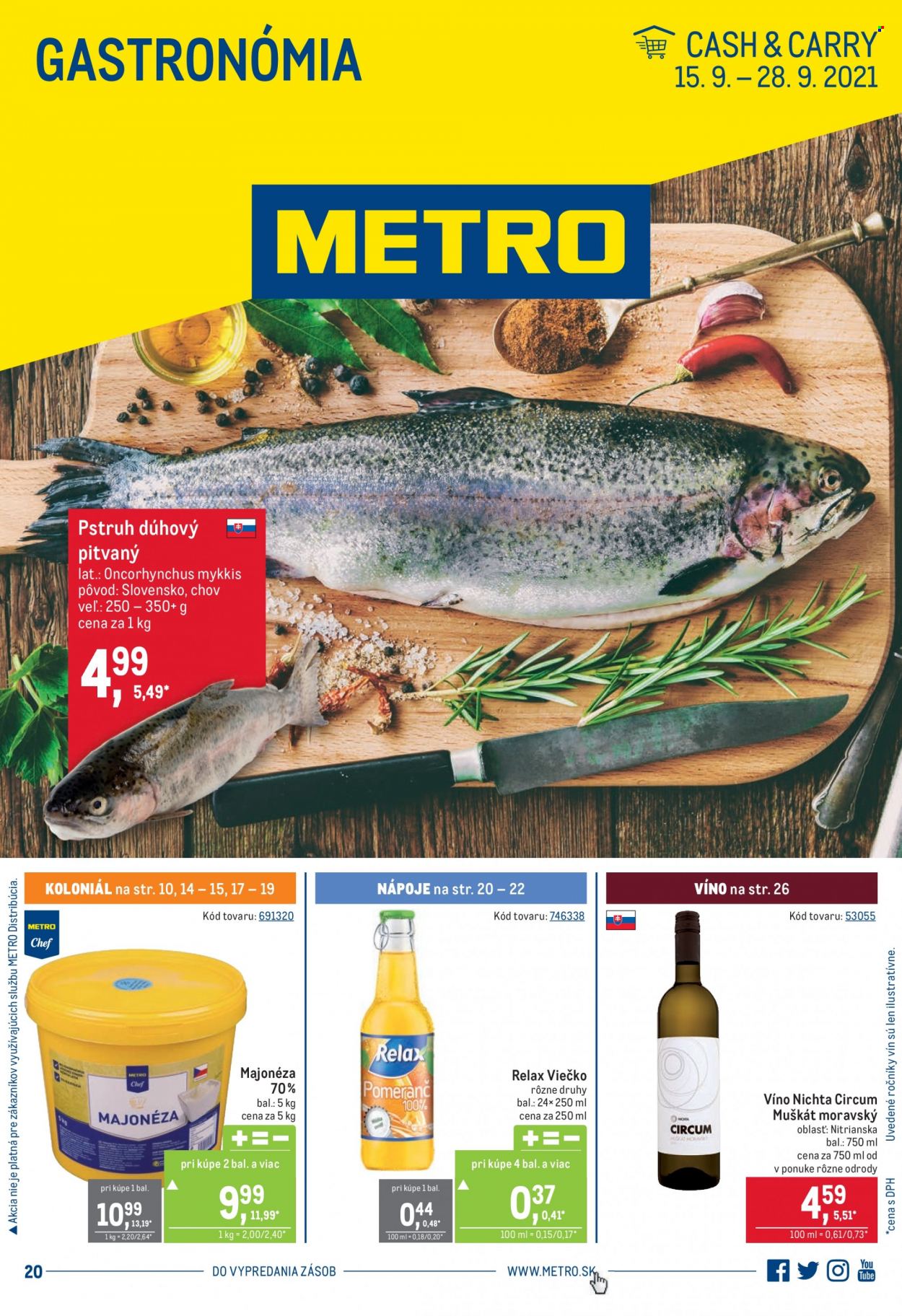 Leták Metro - 15.9.2021 - 28.9.2021. Strana 1