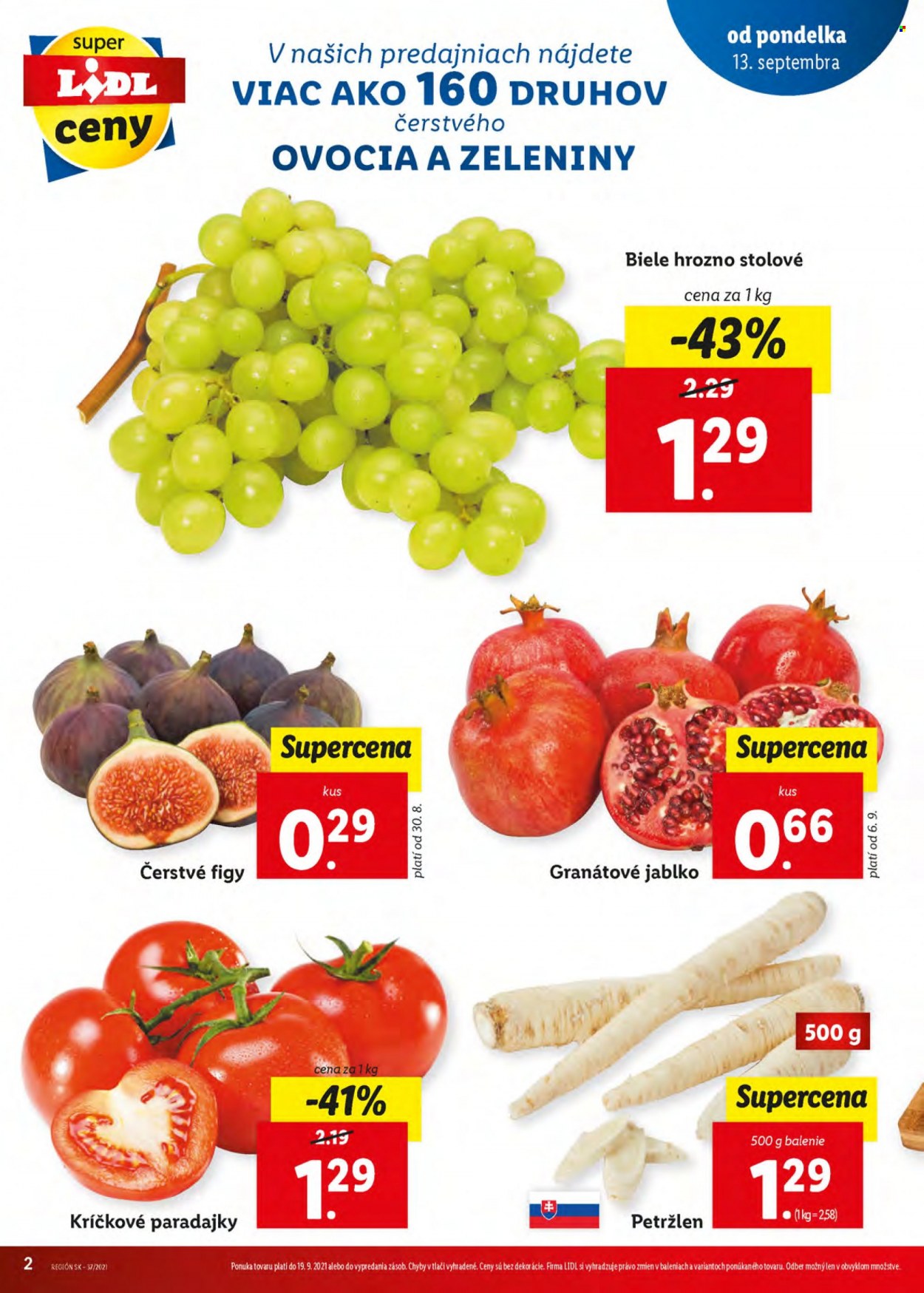 Leták Lidl - 16.9.2021 - 19.9.2021. Strana 2