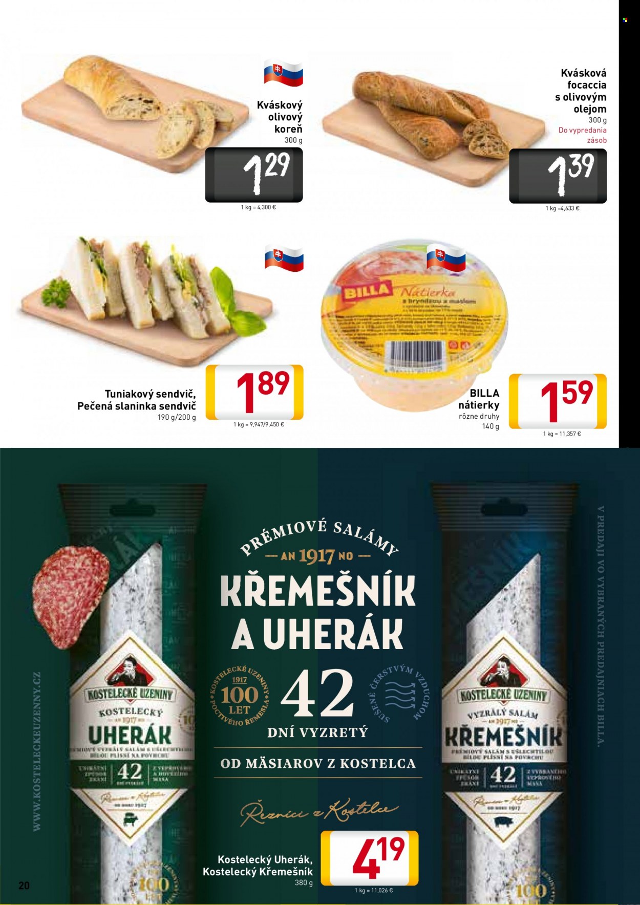 Leták Billa - 13.9.2021 - 3.10.2021. Strana 20