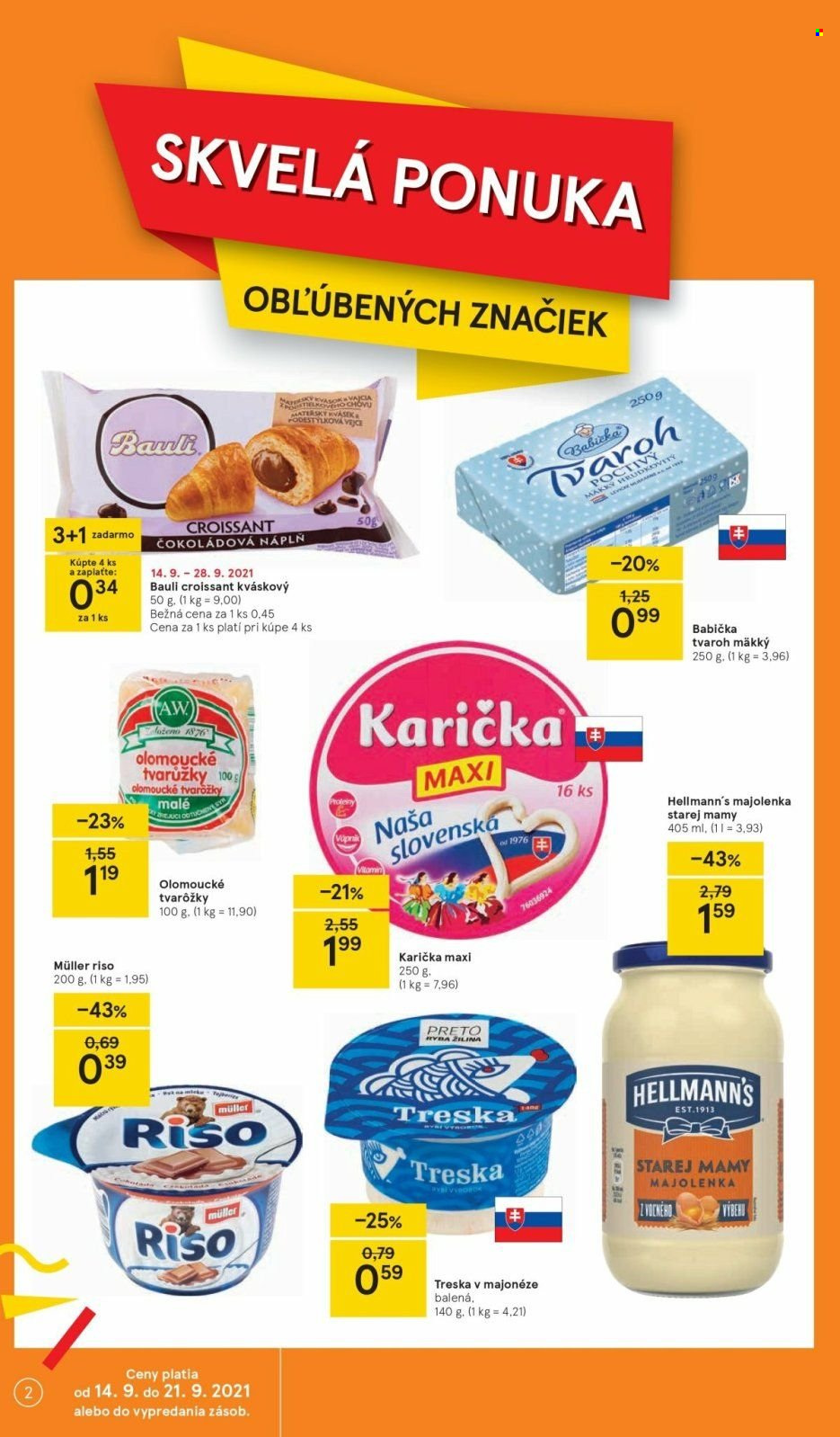 Leták TESCO - 14.9.2021 - 21.9.2021. Strana 2