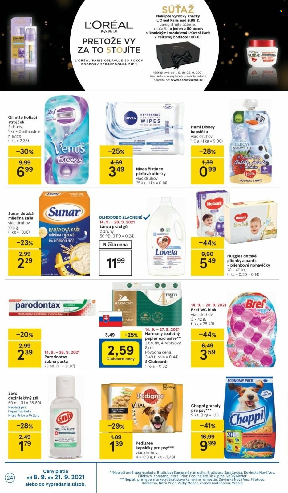 Leták TESCO - 14.9.2021 - 21.9.2021. Strana 24