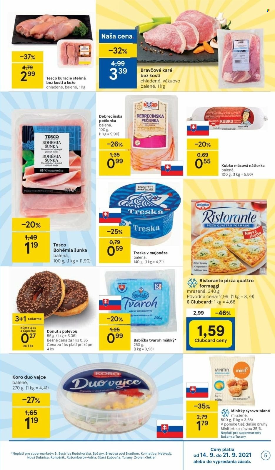 Leták TESCO supermarket - 14.9.2021 - 21.9.2021. Strana 5