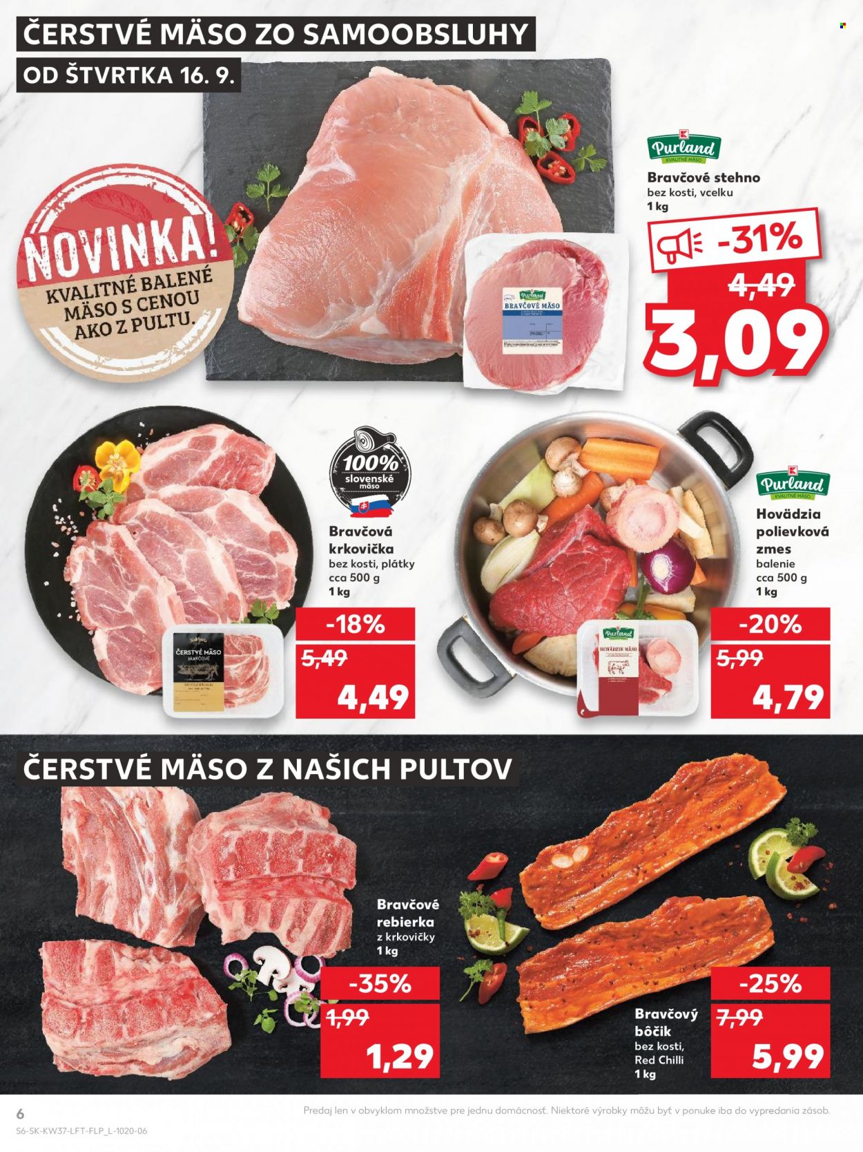 Leták Kaufland - 16.9.2021 - 22.9.2021. Strana 6