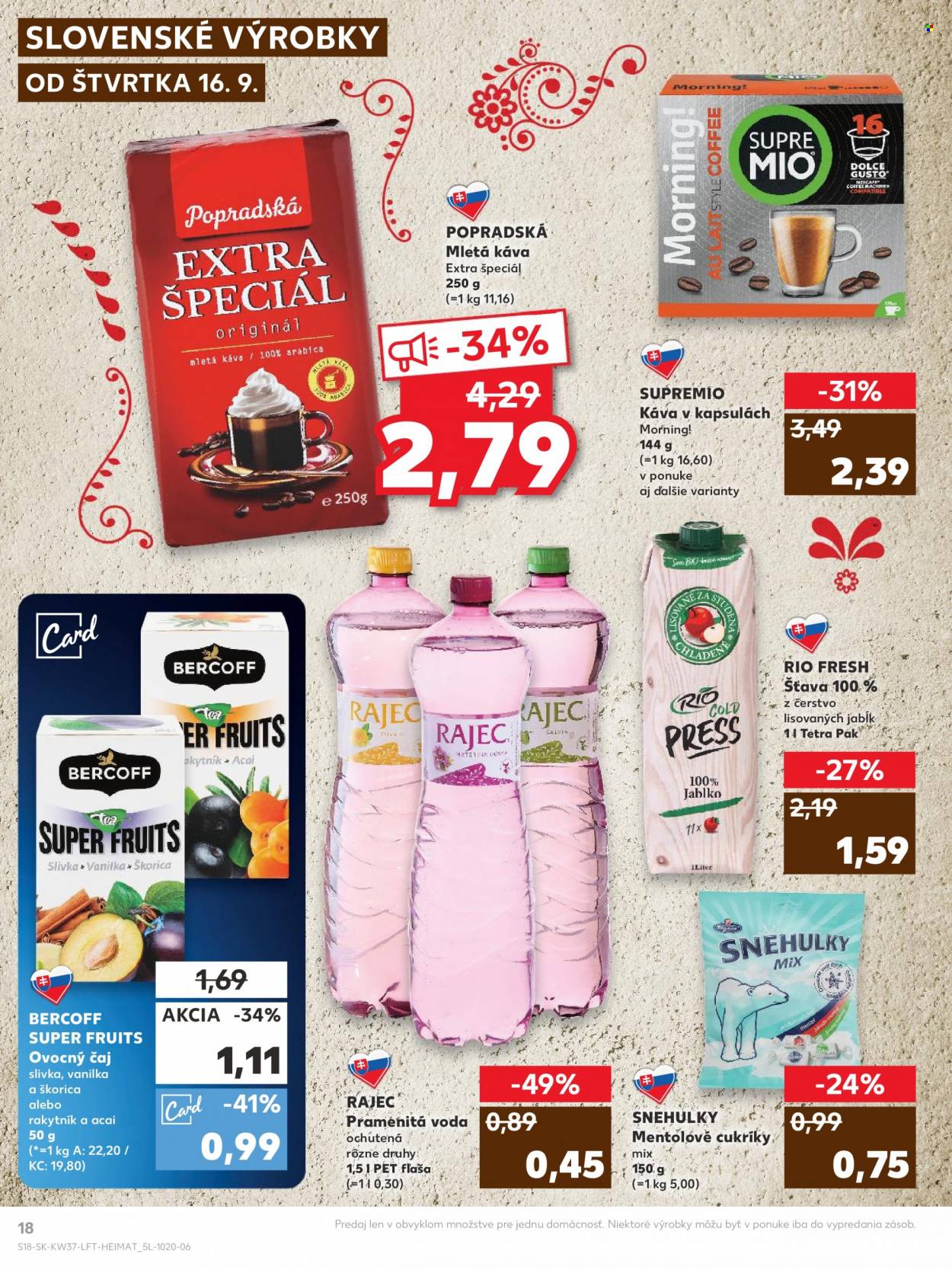 Leták Kaufland - 16.9.2021 - 22.9.2021. Strana 18