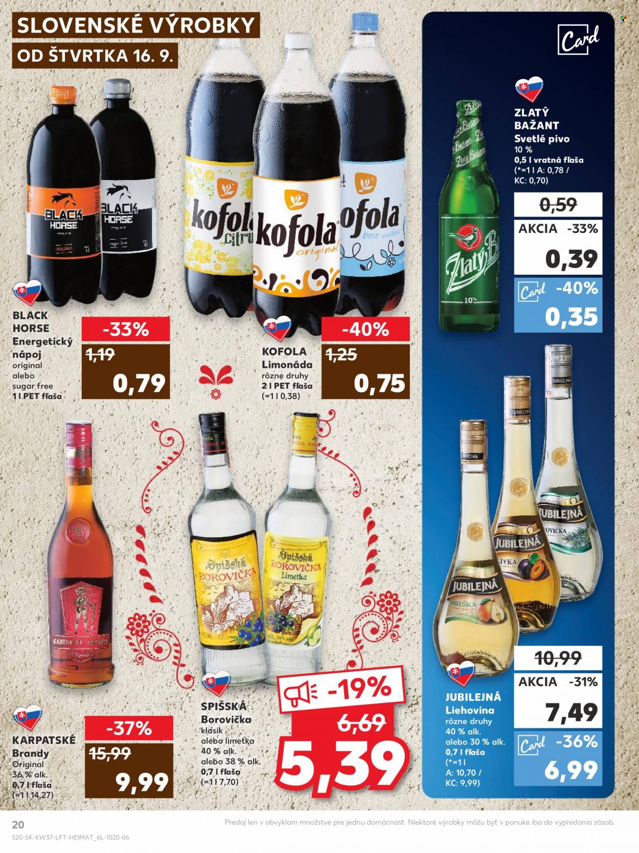 Leták Kaufland - 16.9.2021 - 22.9.2021. Strana 20