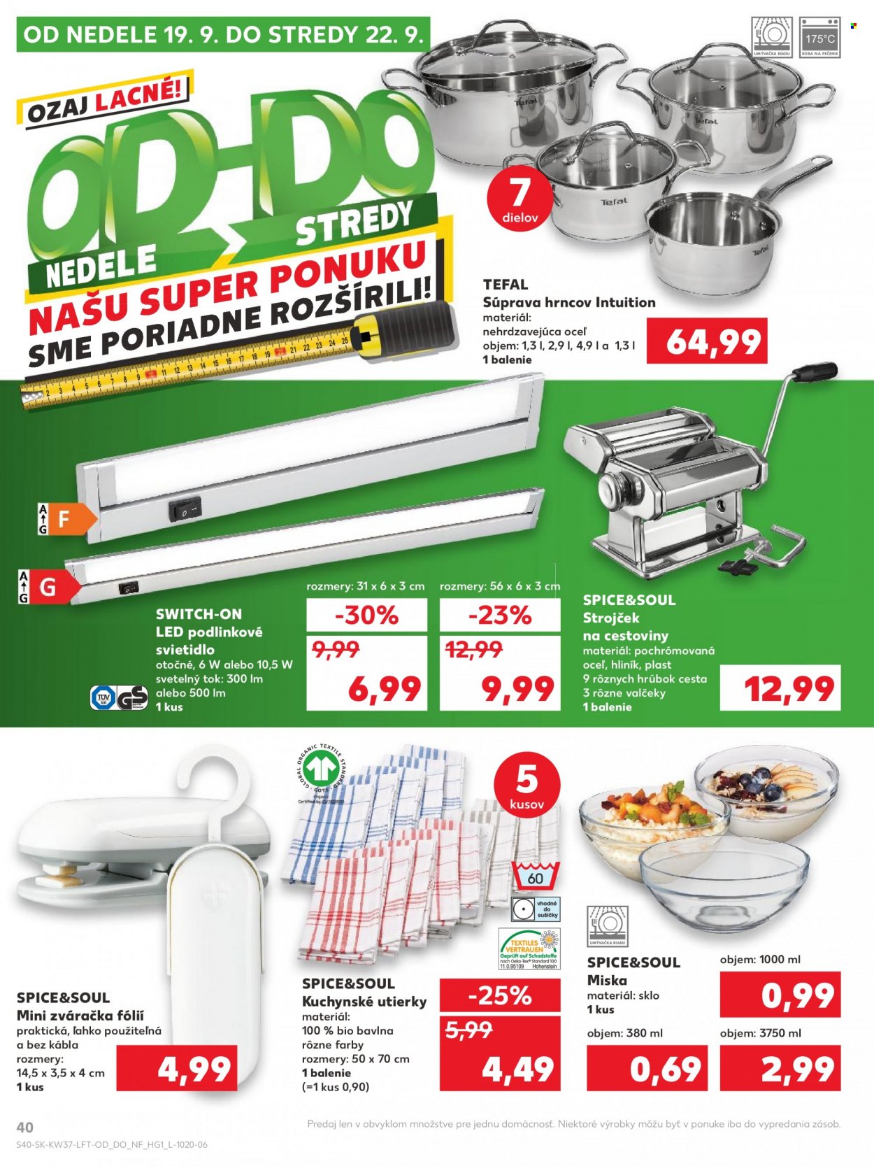 Leták Kaufland - 16.9.2021 - 22.9.2021. Strana 40