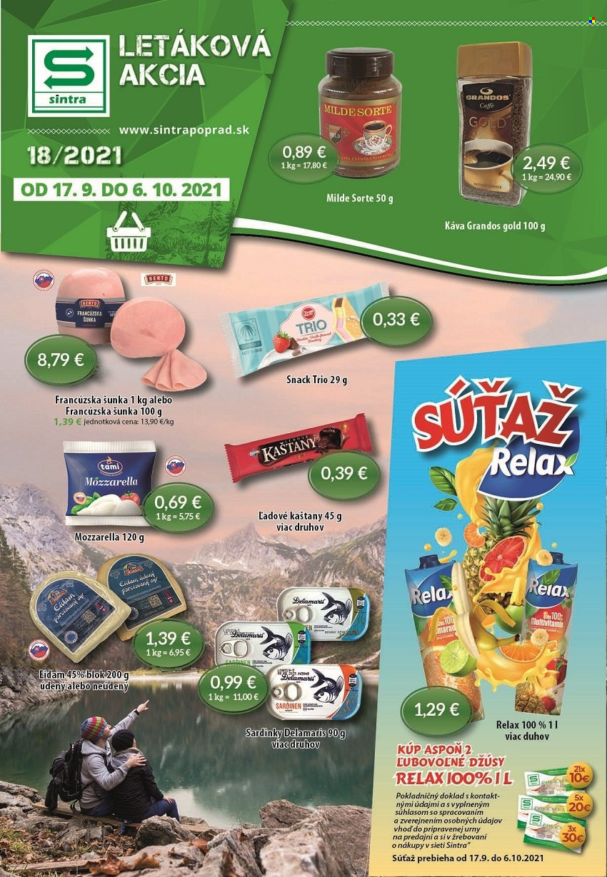 Leták Sintra - 17.9.2021 - 6.10.2021. Strana 1
