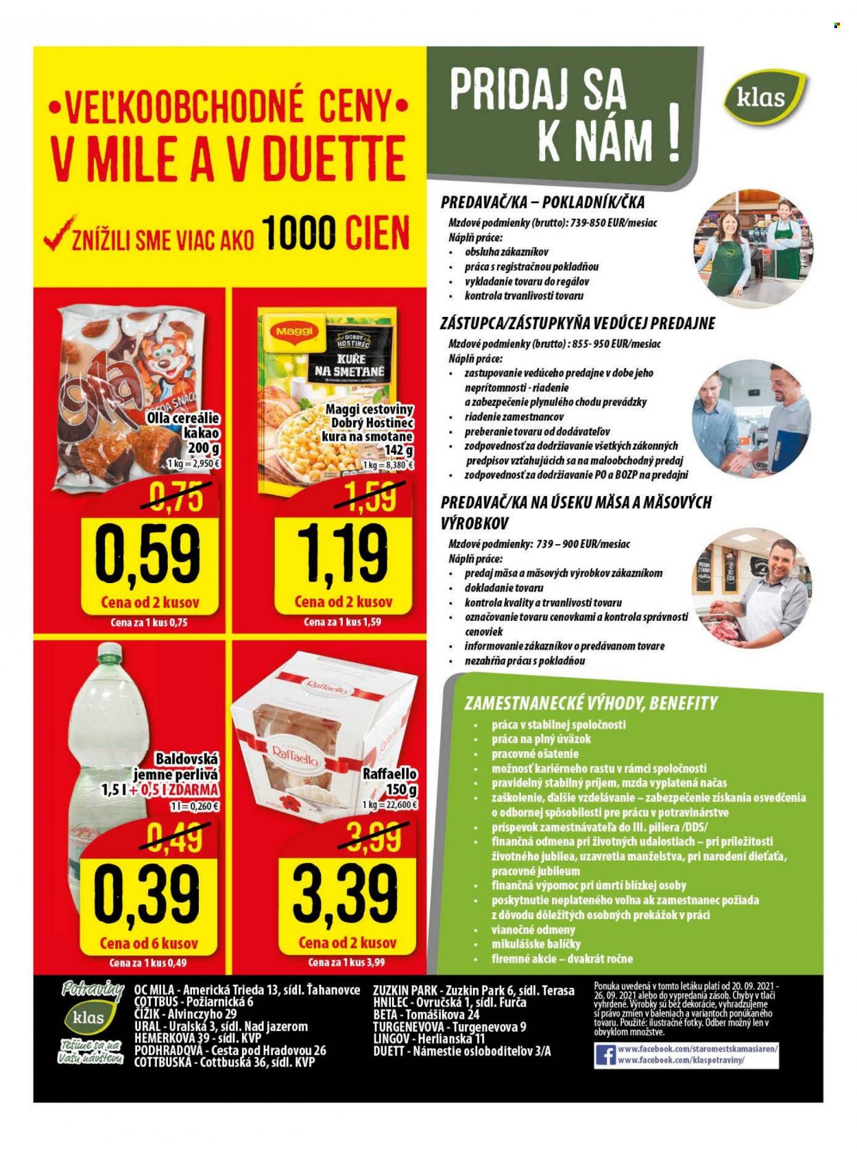 Leták Klas - 20.9.2021 - 26.9.2021. Strana 16