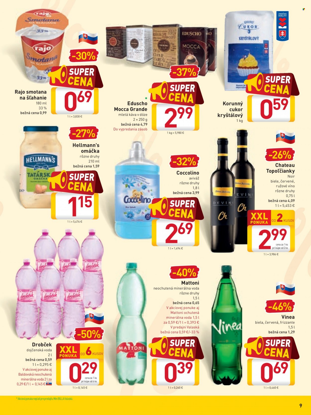 Leták Billa - 22.9.2021 - 28.9.2021. Strana 9