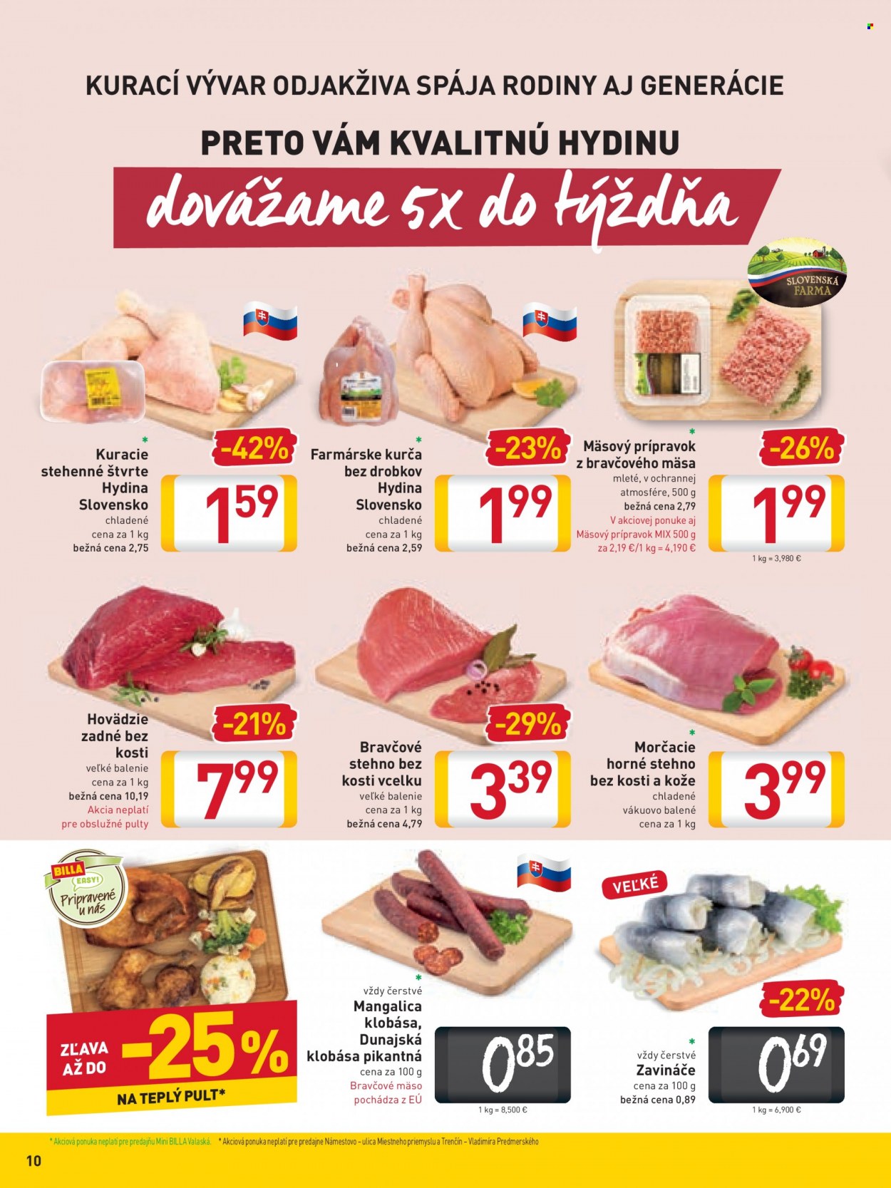Leták Billa - 22.9.2021 - 28.9.2021. Strana 10